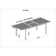 Aundraya Extendable Rectangular Outdoor Folding Dining Table