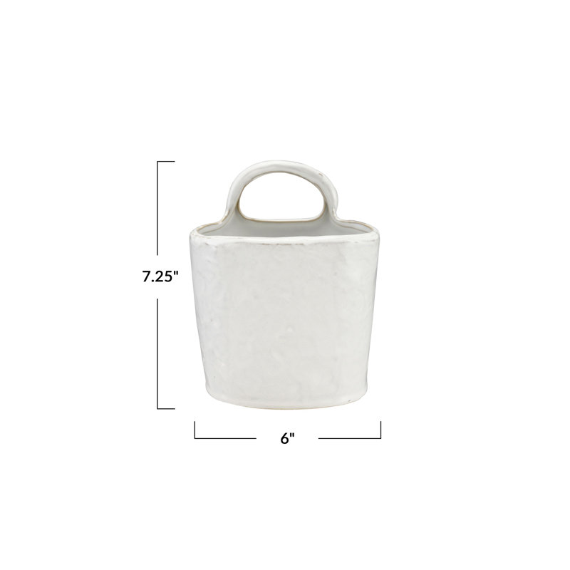Stoneware Crock With Handle