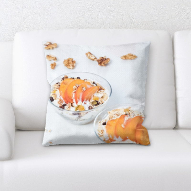 Microsuede Throw Pillow