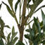 Olive artificielle avec pot en plastique noir