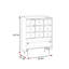 Armoire d'appoint moderne et antique
