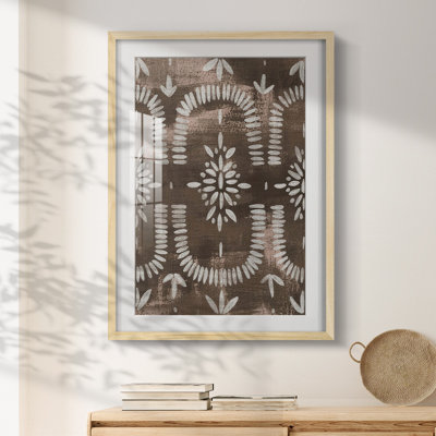 Espresso Batik I - impression encadrée