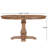 Oval Extendable Dining Table With Smooth Surface, For Entertaining And Everyday Use In Modern Homes.-151669061
