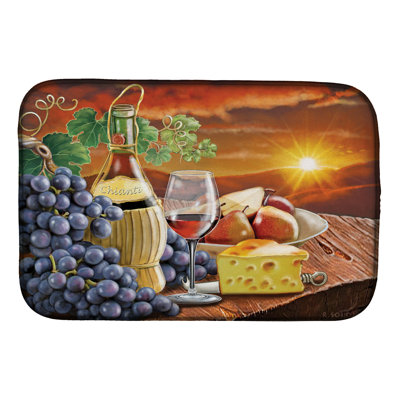 Tapis de séchage pour chianti, poires, vin et fromage