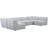 Arens Upholstered 142 " Linen U-Shaped Seating Component-88318512