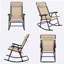 Ensemble de 2 chaises berçantes pliantes pour le patio-293212929