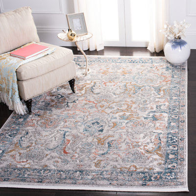 Massengill Rectangle Oriental Hand Woven Area Rug