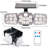 138LED Outdoor Solar Security Lights 30Watt Dusk to Dawn Flood Lights with Motion Sensor