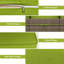 Ensemble de 8 coussins de remplacement pour l'extérieur de 4 po - 3 coussins de siège, 3 dossiers, 2 coussins de coin - Ensemble de coussins seulement-1656109811