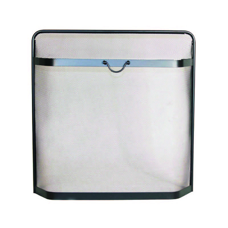 1 Panel Steel Fireplace Screen, 66cm H x 66cm W x 18cm D
