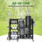 Heavy-Duty Golf Bag Organizer with Lockable Wheels