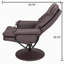 Fauteuil inclinable pivotant en cuir Scratch Cat-666049222