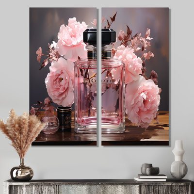 Floral Perfume Vibrant Elegance III - Art sur toile grand luxe
