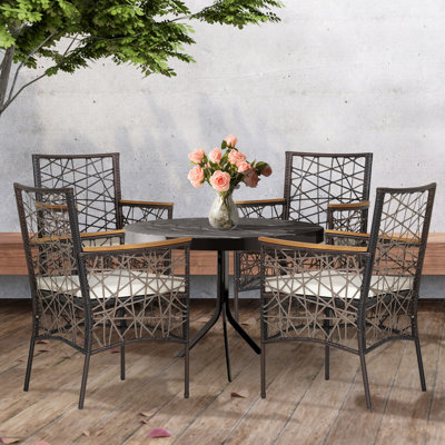 Ensemble de 4 chaises de salle à manger Bayou Breeze