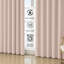 Premium Blackout Eyelet Curtain Panels - Thermal Insulated, Noise Reducing Grommet Room Darkening Window Curtains for Bedroom and Living Room-1950068614-1950068618