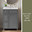 Meuble-lavabo 24 po avec lavabo en céramique-911181335