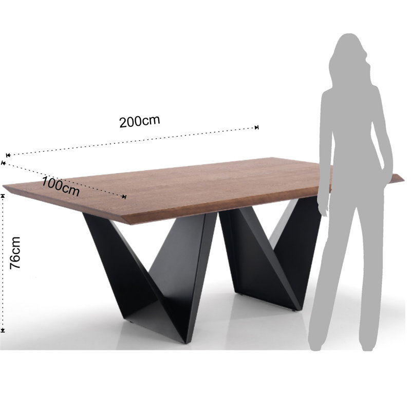 Dahlin Metal Base Dining Table