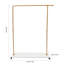 47.24x13.78x63 inch Gold Clothes Rack