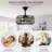Irja Ceiling Fan with LED Lights