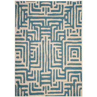 Allenby Performance Geometric Rug