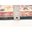 Tapis de couloir en Tapis décoratif laine noué à la main de conception unique 5 pi 1 po x 18 pi 11 po Diamantoula New Age Ivoire