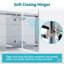 105mm W 65mm H Medicine Cabinet Mirror 6 Adjustable