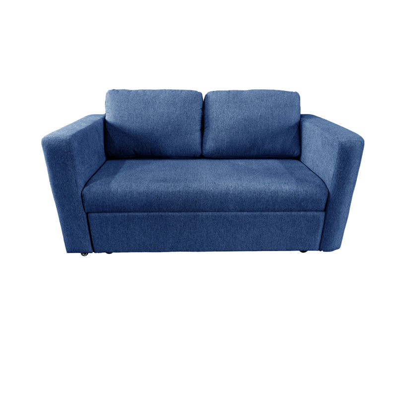 2 Seater Fabric Loveseat, Navy