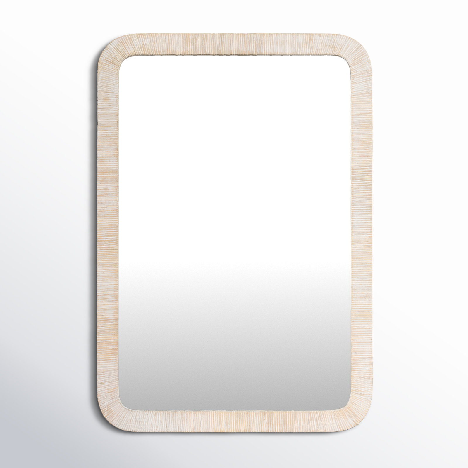 Joss & Main Breesport Rectangle Rattan Bathroom Wall Mirror & Reviews ...