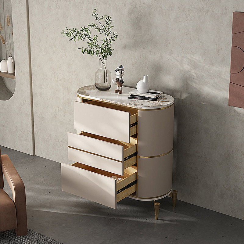 Modern light luxury entrance storage cabinet
