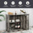 Buffet Server Storage Cabinet With 2-Door Cabinet And 2 Drawers