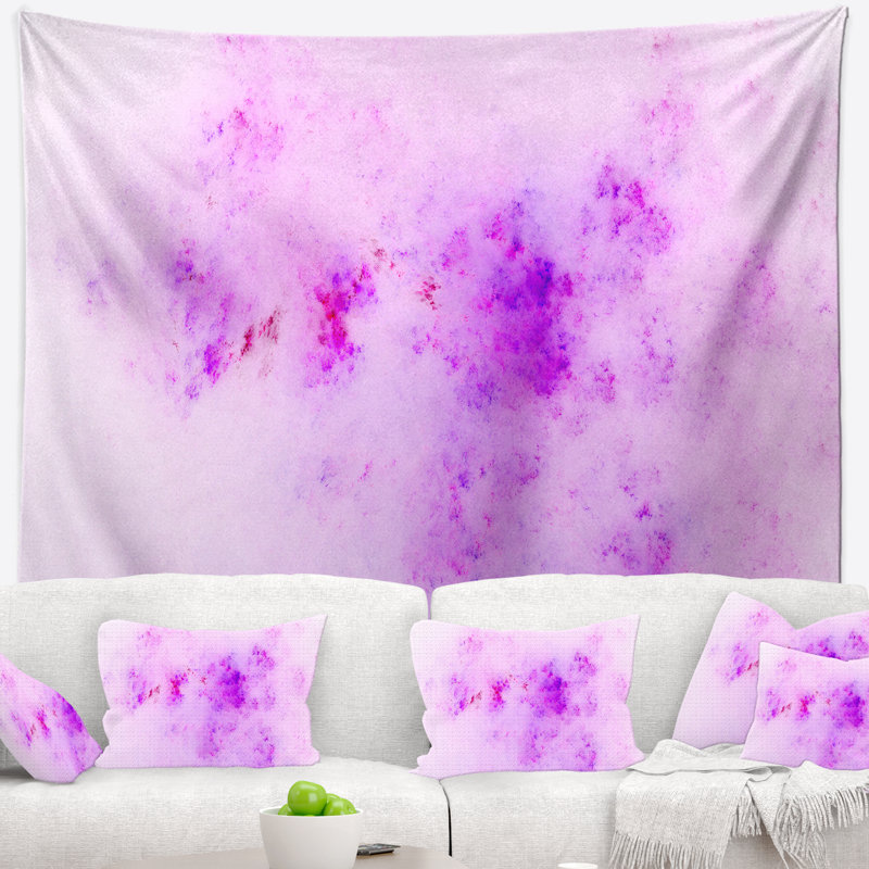 Ciel abstrait avec étoiles tapisserie, H 68 po x l 80 po