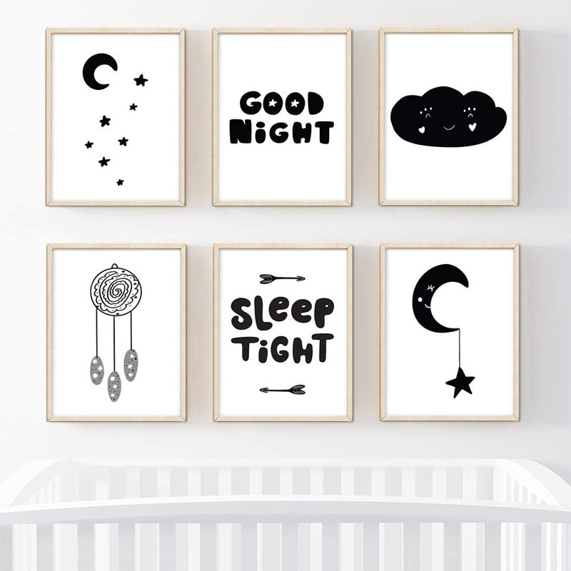 « minimaliste », ensemble de 6 pièces pour impression sur papier Deloney