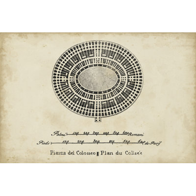 Plan for the Colosseum - Painting