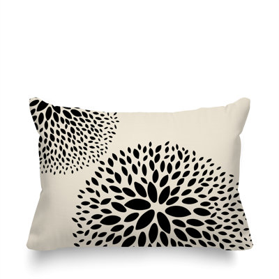 Housse et insert de coussin rectangulaire intérieur / extérieur en polyester filé Bavière