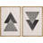 Mid-Century Spiral Triangle Polygon Variety Abstract Shapes Modern Minimalist-92285515-92285513