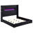 Judah Wingback Bed with Flame Visualizer