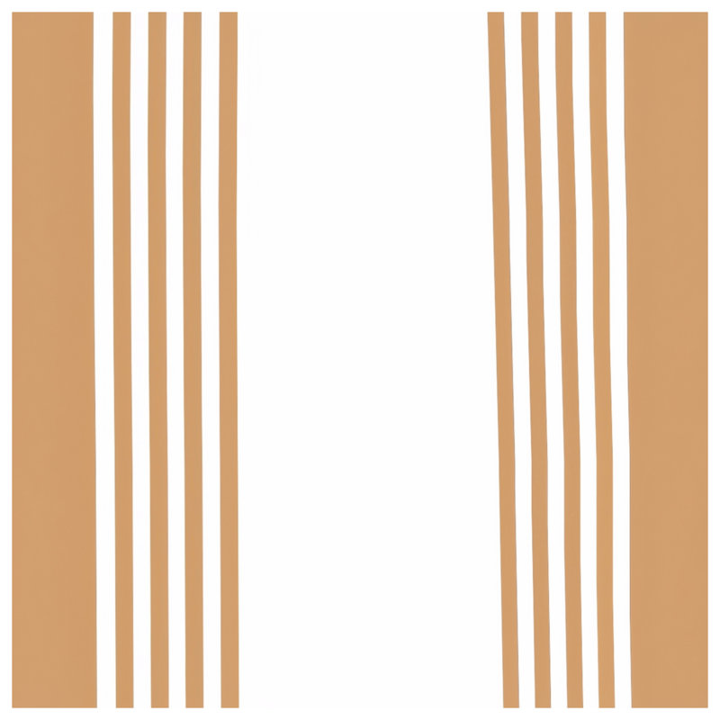 Coussins décoratifs à rayures blanches et beige, 26 x 26 inches