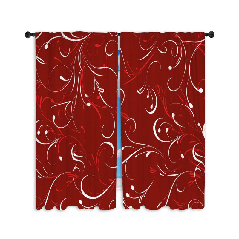 Caitlan Room Darkening Curtain Pair, 40" W x 84" L