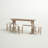 Potrero 3 - Person Solid Wood Solid Wood Top Trestle Dining Set