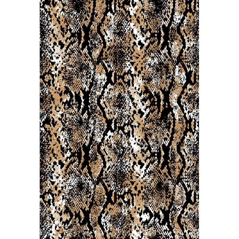 Elegant Hall Carpet, 3D Digital Print Design, 3.9 x 4.9 ft | 100% Polyester, Antibacterial, Non-Slip PVC Dot Underside, Pile Height: 0.04 in, Machine Washable, Perfect for Living Room & Entryway Decor
