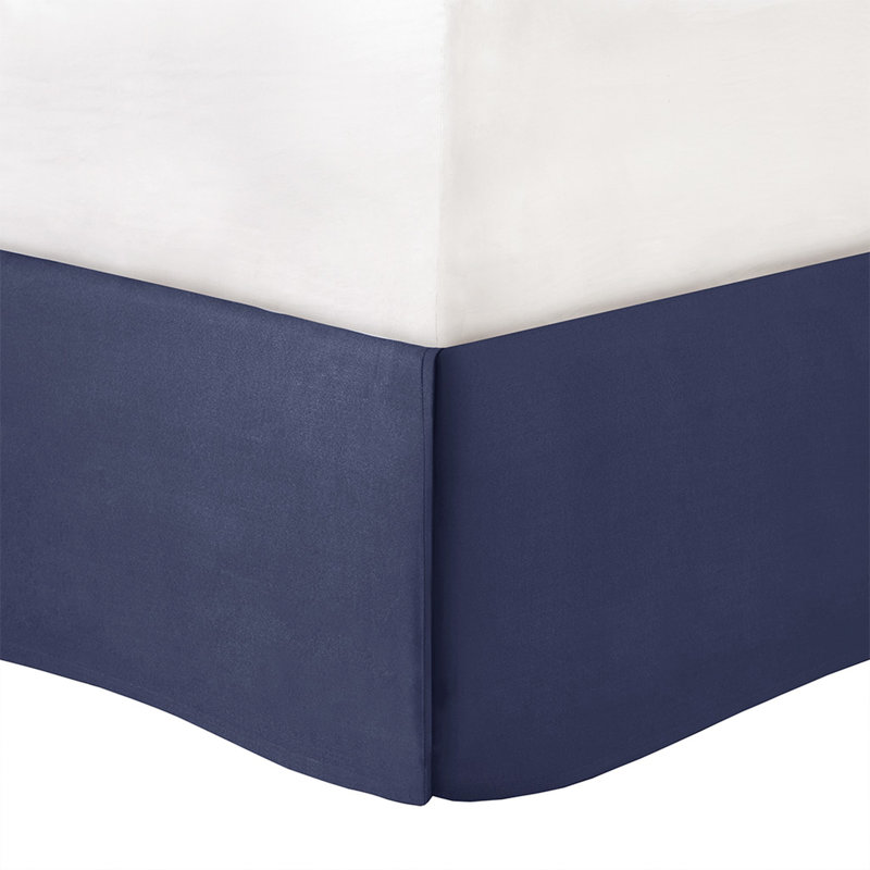 Literie grand bleu marine avec édredon et draps écossais. Comprend un édredon, 2 taies décoratives, un oreiller, des draps et des taies d'oreiller. Rembourrage. Lavable à la machine. Enchantement de chambre à coucher. Feuille. Plat et ajusté. Élégant