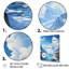 Glacier Scenery Minimalisme - reproduction sur toile-1890809942-1890809946