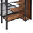 Black Twin Metal Bunk Bed With Ladder Storage-1437147698-1437147699