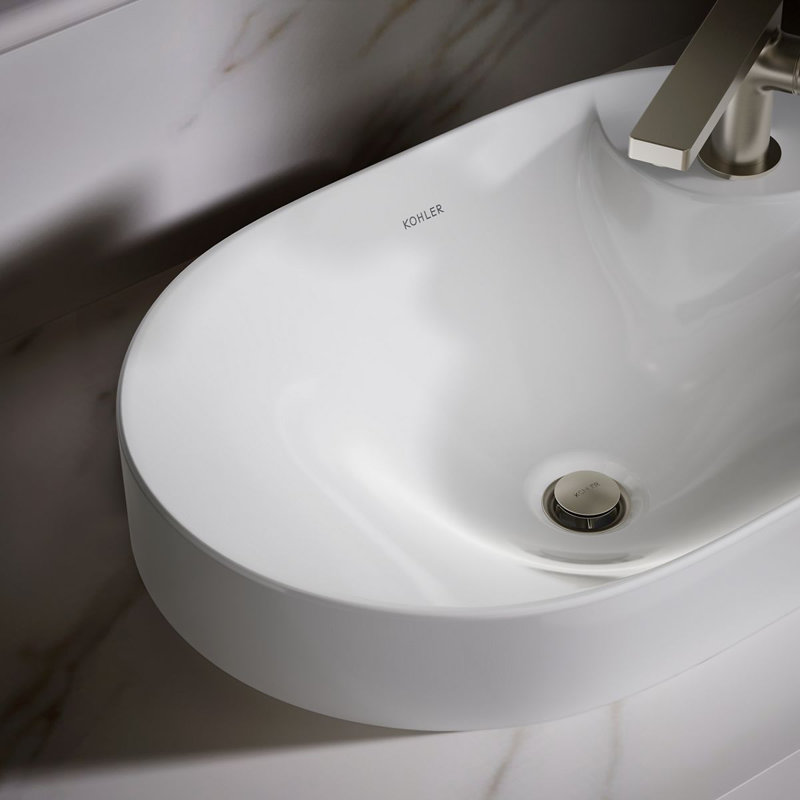 Chalice 22-3/4 " Oval Vessel Bathroom Sink