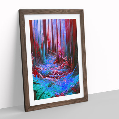 Abstract Forest No.3 - Framed Print