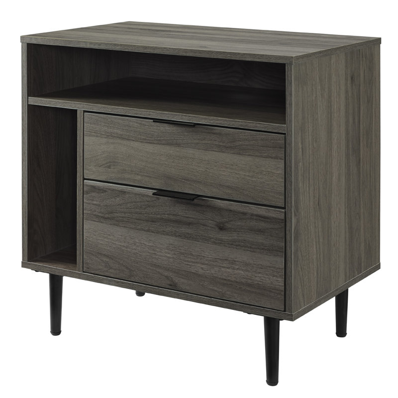 Ridlon End Table, Slate Grey