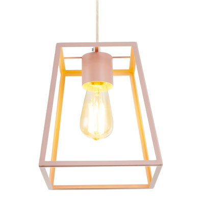 25cm H Metal Square Pendant Shade ( Screw On )