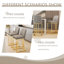 Ensemble de 2 chaises de bar de style moderne avec une conception simple, des tabourets hauts confortables au design créatif et des chaises de salle à manger flexibles convenant aux bars, aux restaurants-1420002648