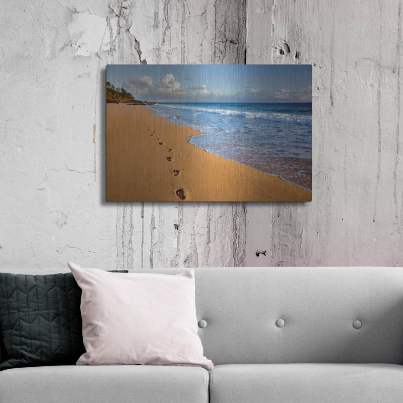 «Footprints» par Dennis Frates, H 24 po x l 36 po