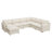 Abramson U-Shaped Chenille Sectional Cloud Sofa with Chaise-1636271529